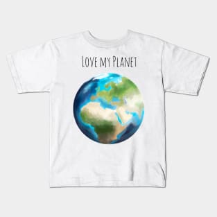 Love planet Kids T-Shirt